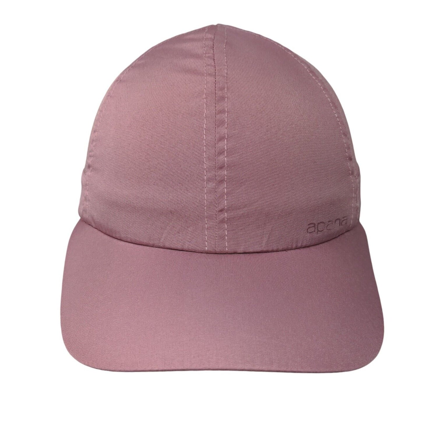 Apana Strapback Hat Pink One Size Adjustable Solid Mesh Trim 6 Panel