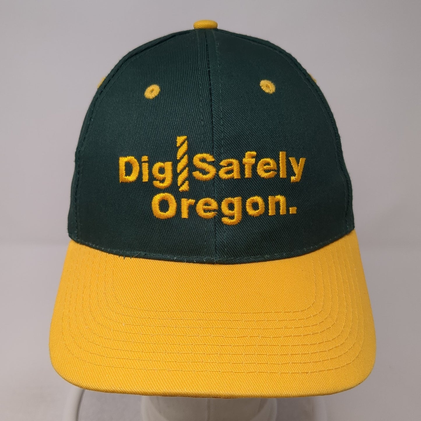 Dig Safety Oregon Strapback Baseball Cap Multicolor OS Adjustable Embroidered