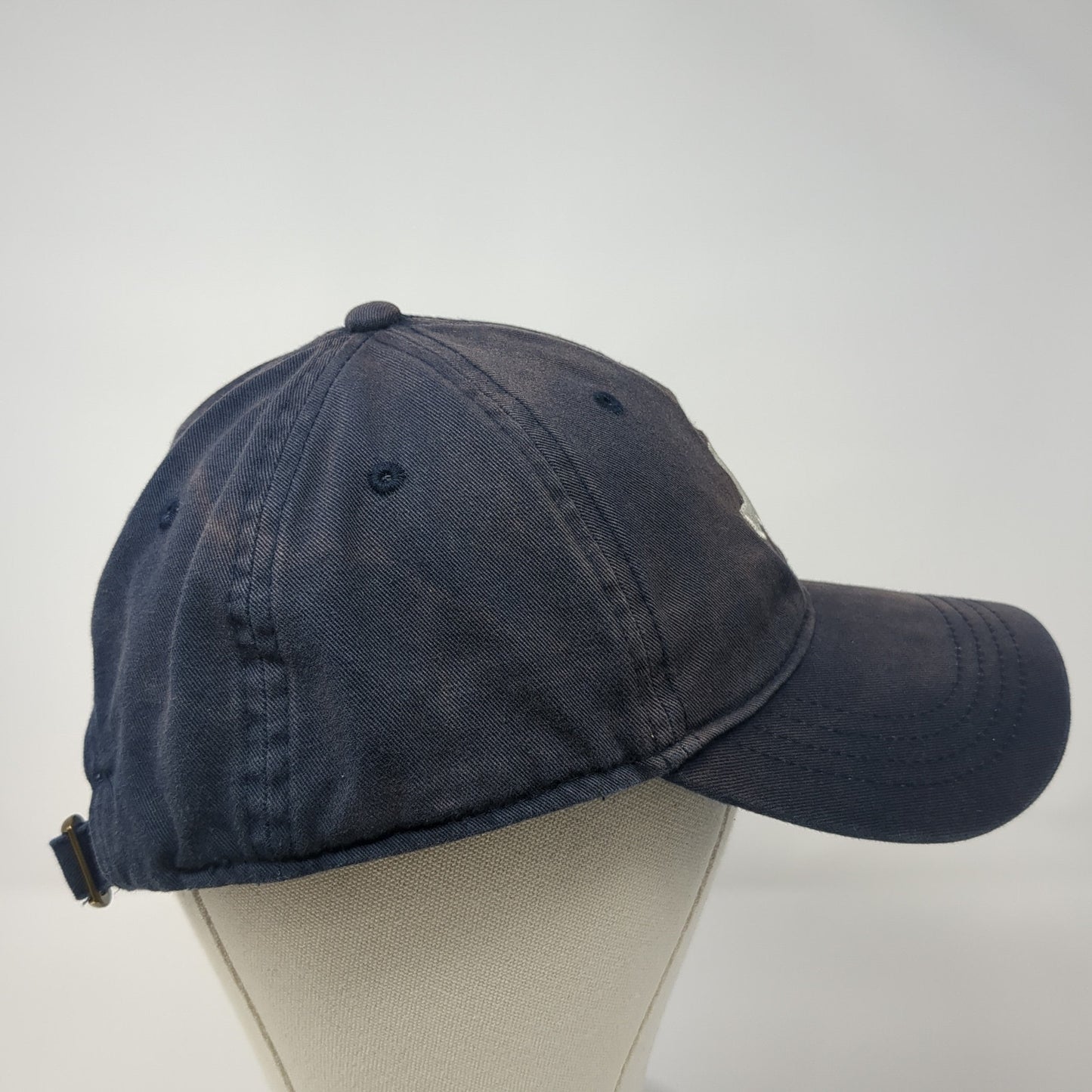 Texas State Map Slideback Hat Blue One Size Adjustable Outdoor Cap
