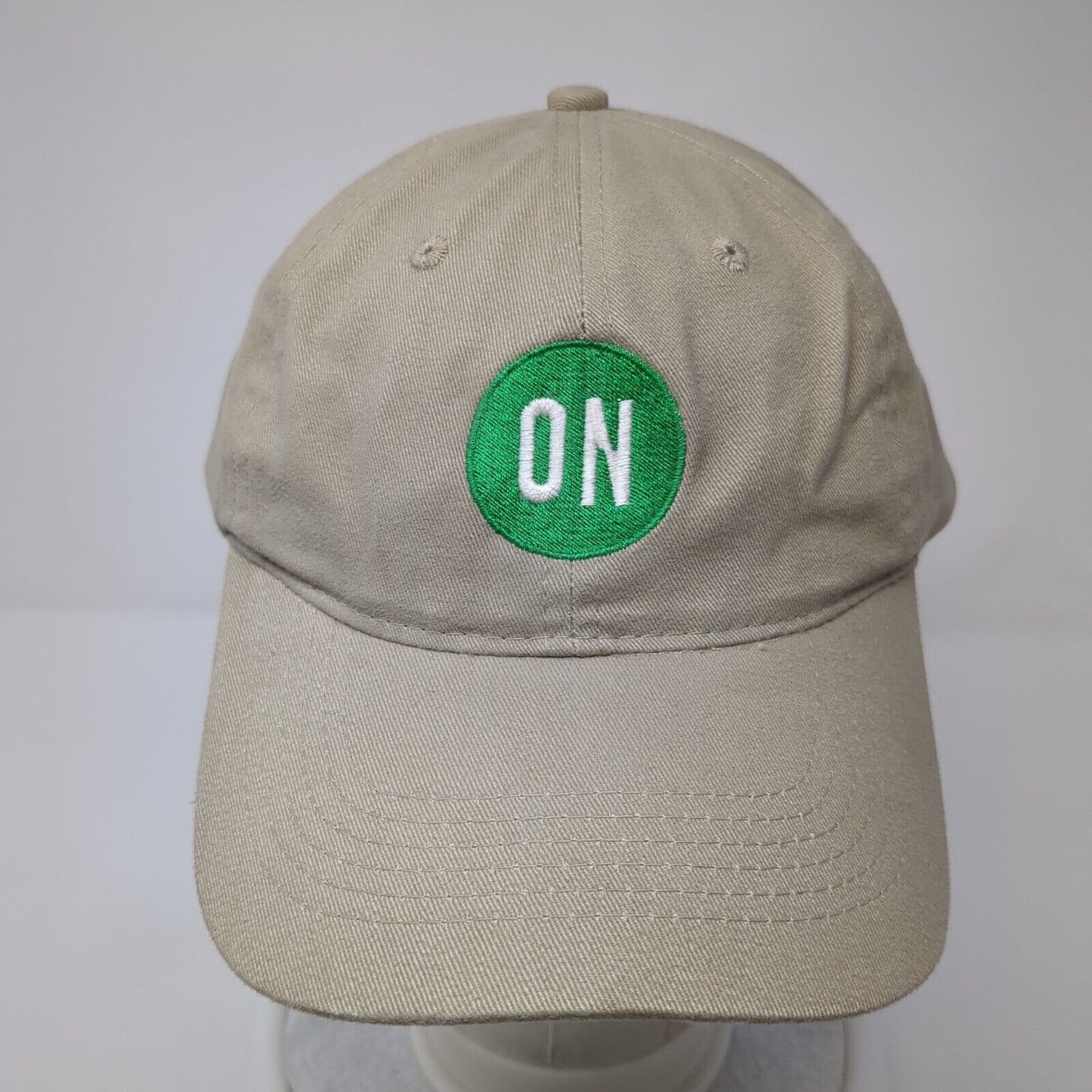 ON Pocatello Slideback Hat Tan One Size Adjustable Embroidered Port & Company