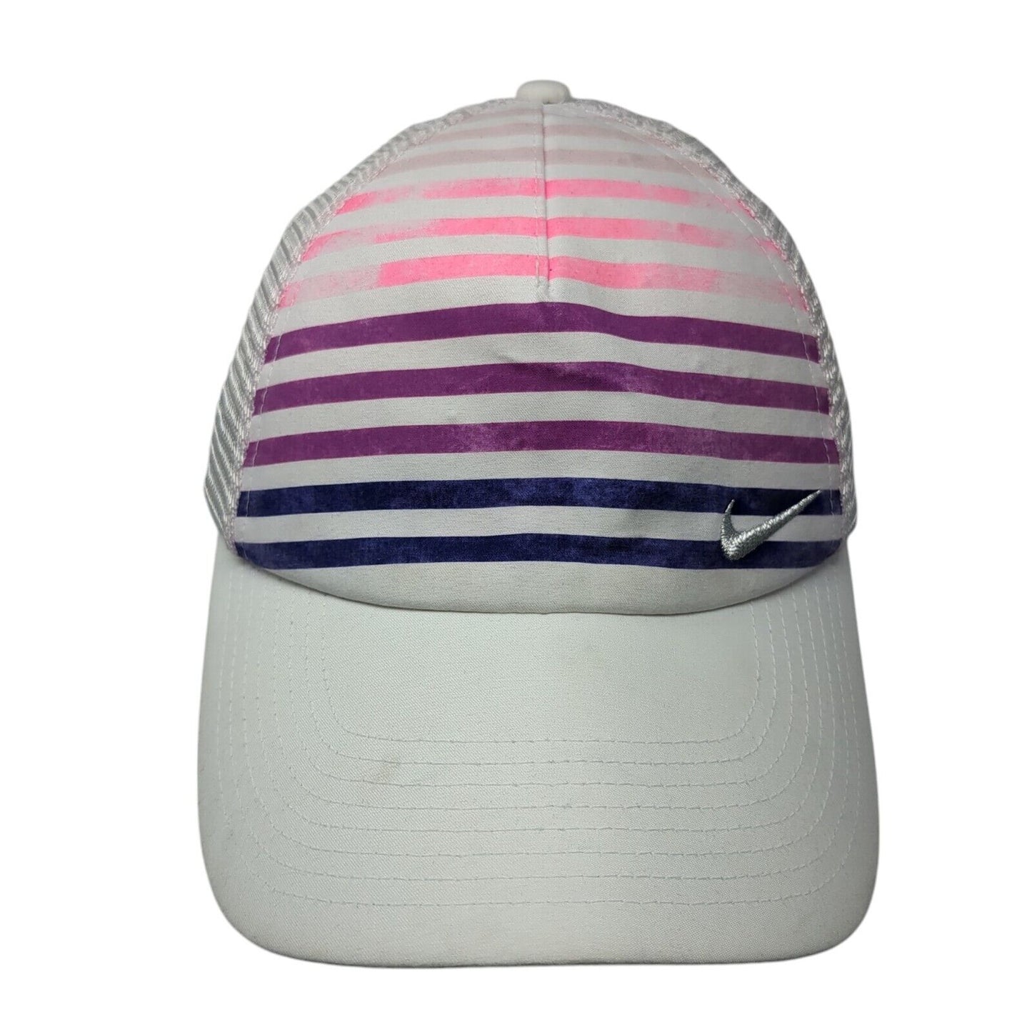 Nike Golf Snapback Mesh Back Hat Multi One Size Striped Adjustable