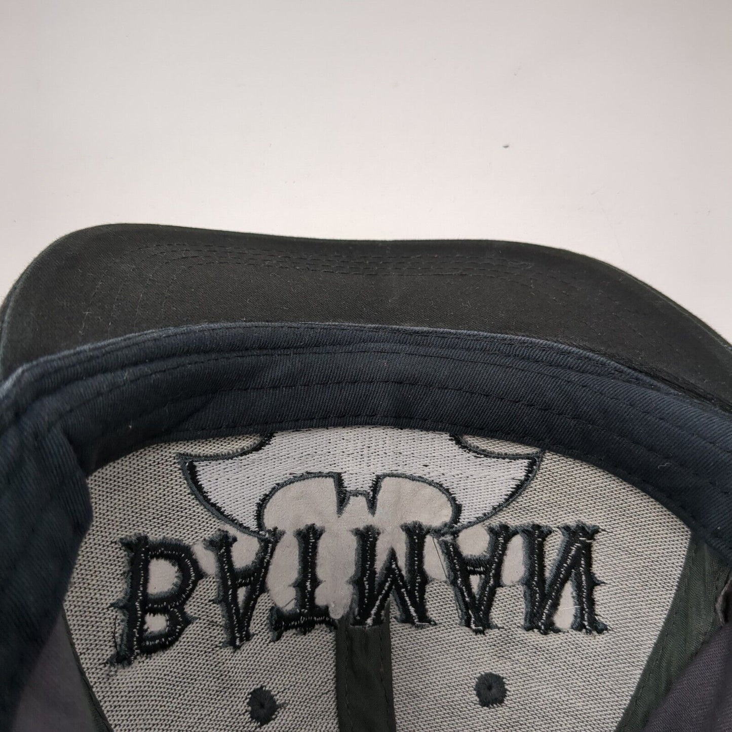 Batman Snapback Hat Gray One Size Adjustable Embroidered 6 Panel DC Comics