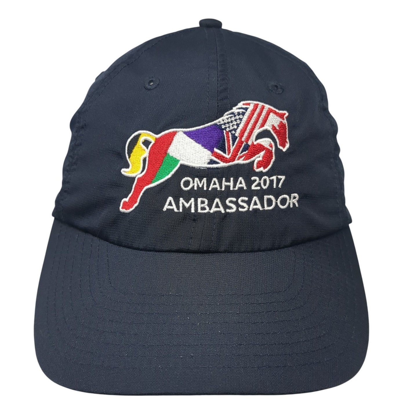Omaha 2017 Ambassador Strapback Hat Blue One Size Embroidered Richardson