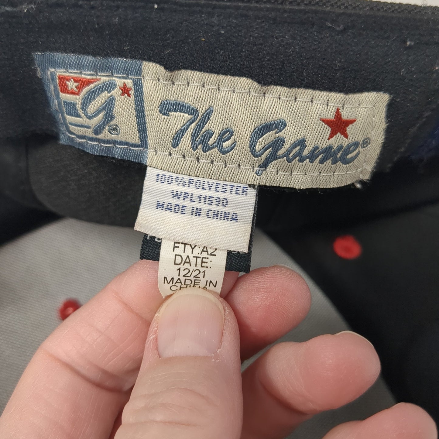 KC 35 Fitted Baseball Cap Multicolor One Size Lightweight Embroidered The Game