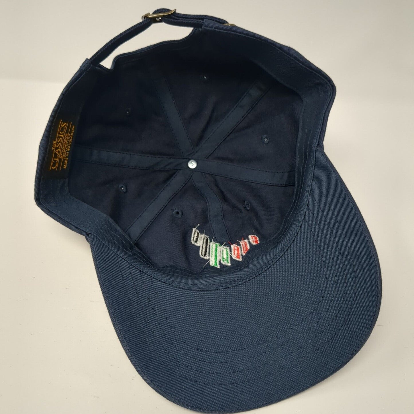 The Emirates Slideback Hat Blue One Size Adjustable Embroidered Yupoong