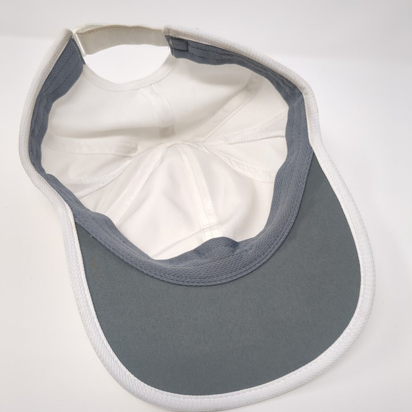 Adidas Aeroready Strapback Hat White One Size Adjustable 3 Stripes