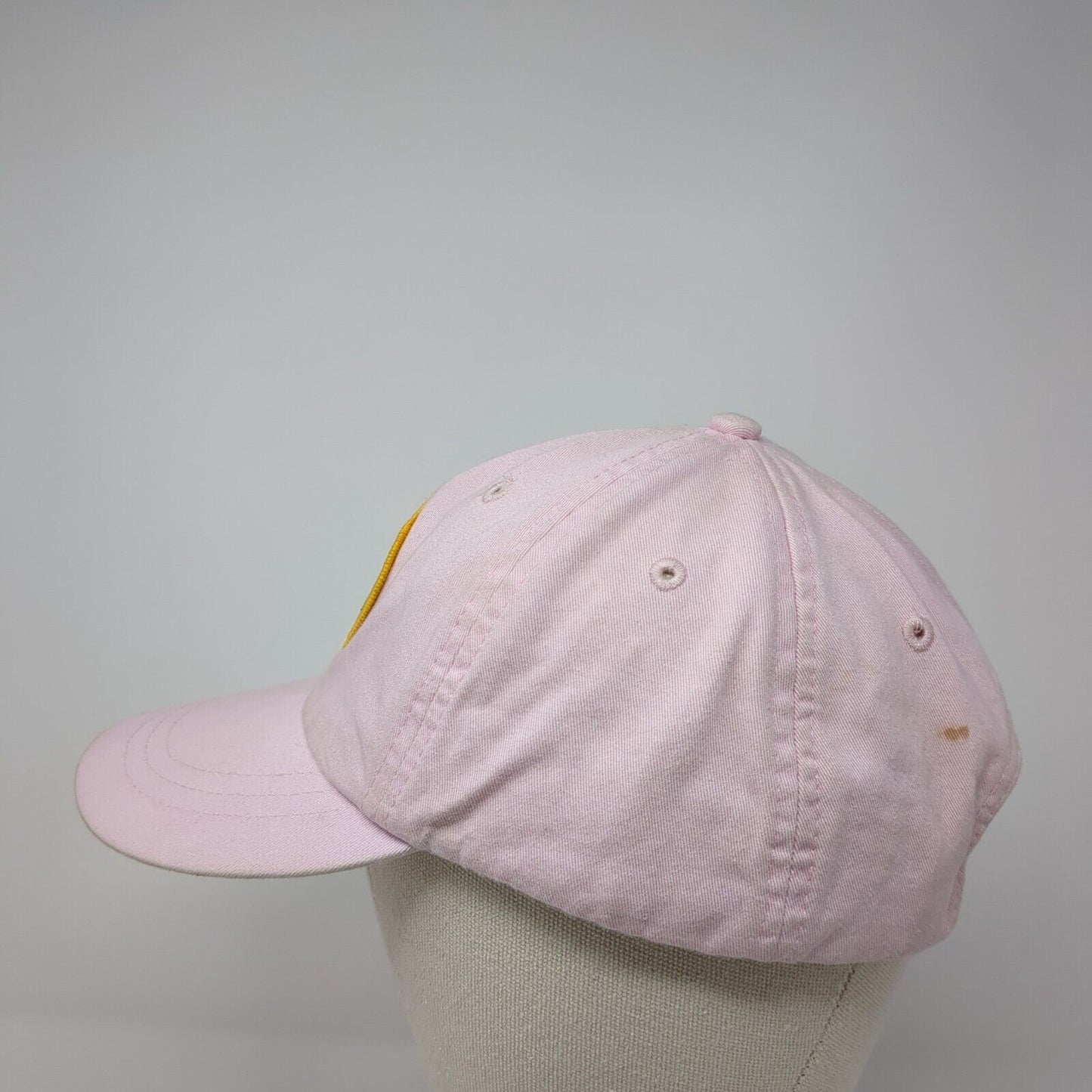Eskime Aux Slideback Hat Pink One Size Adjustable Animal Dog Print Adams