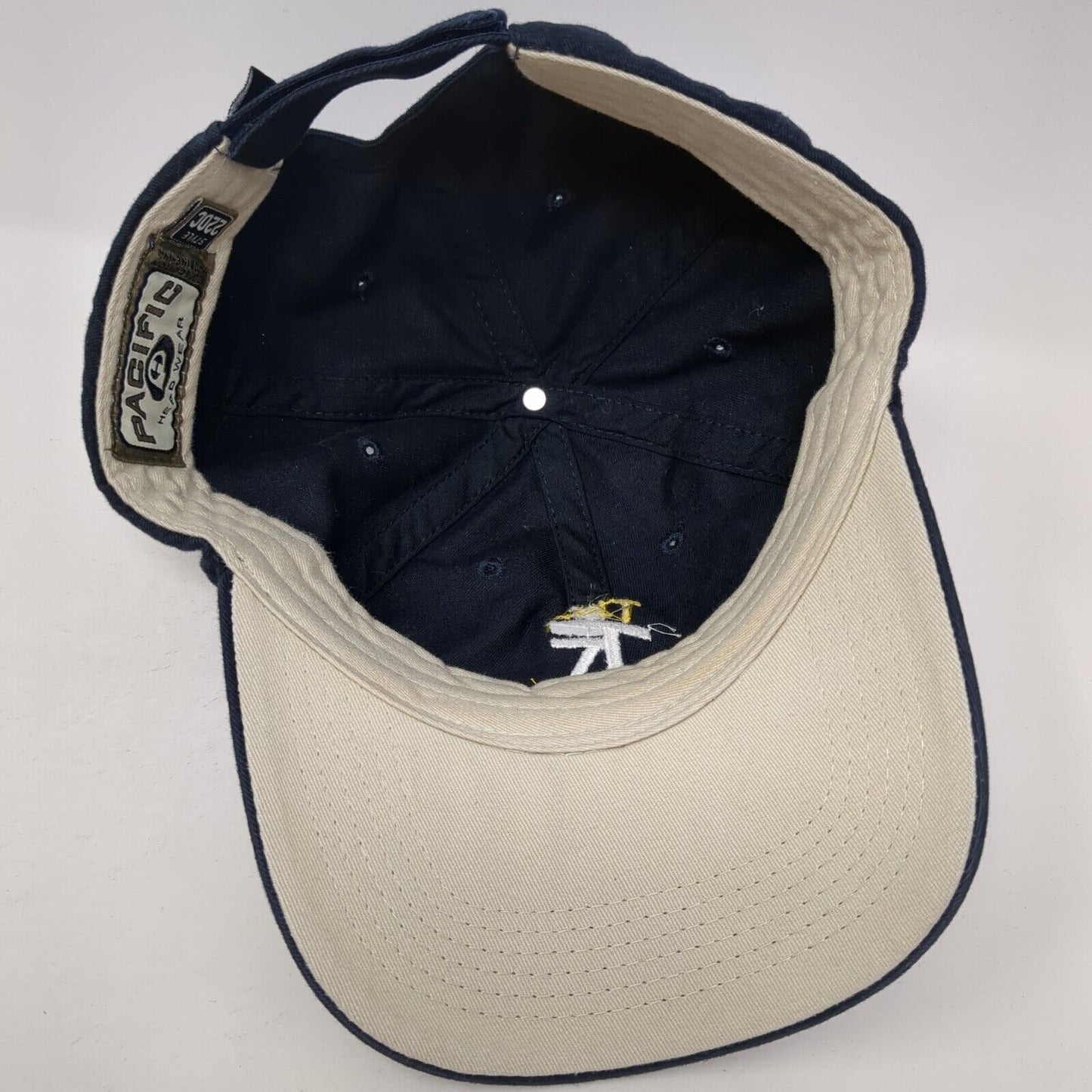 The Bar Boise ID Strapback Hat Blue One Size Adjustable Pacific Headwear