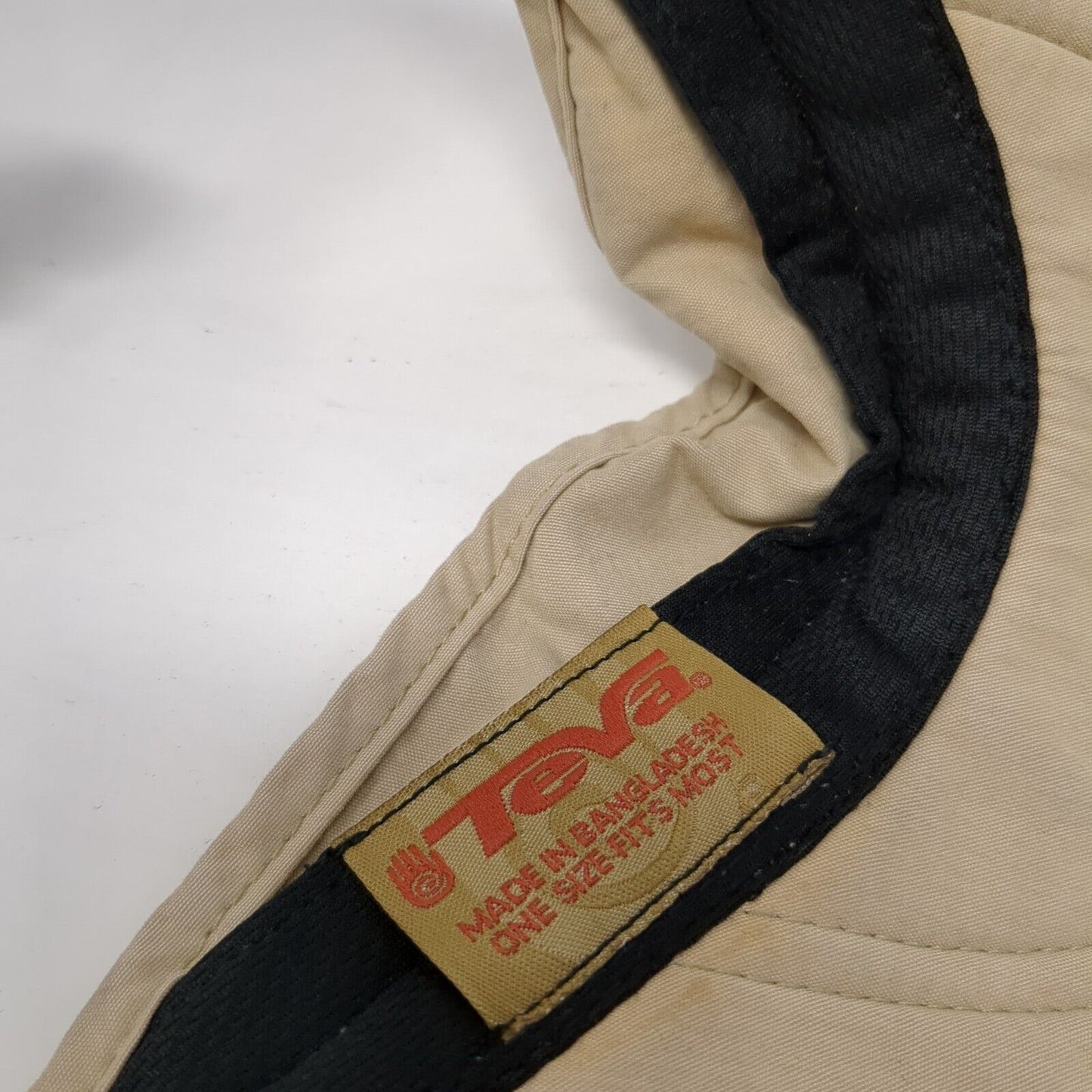 Teva Slideback Sun Visor Hat Tan One Size Adjustable Solid Outdoor
