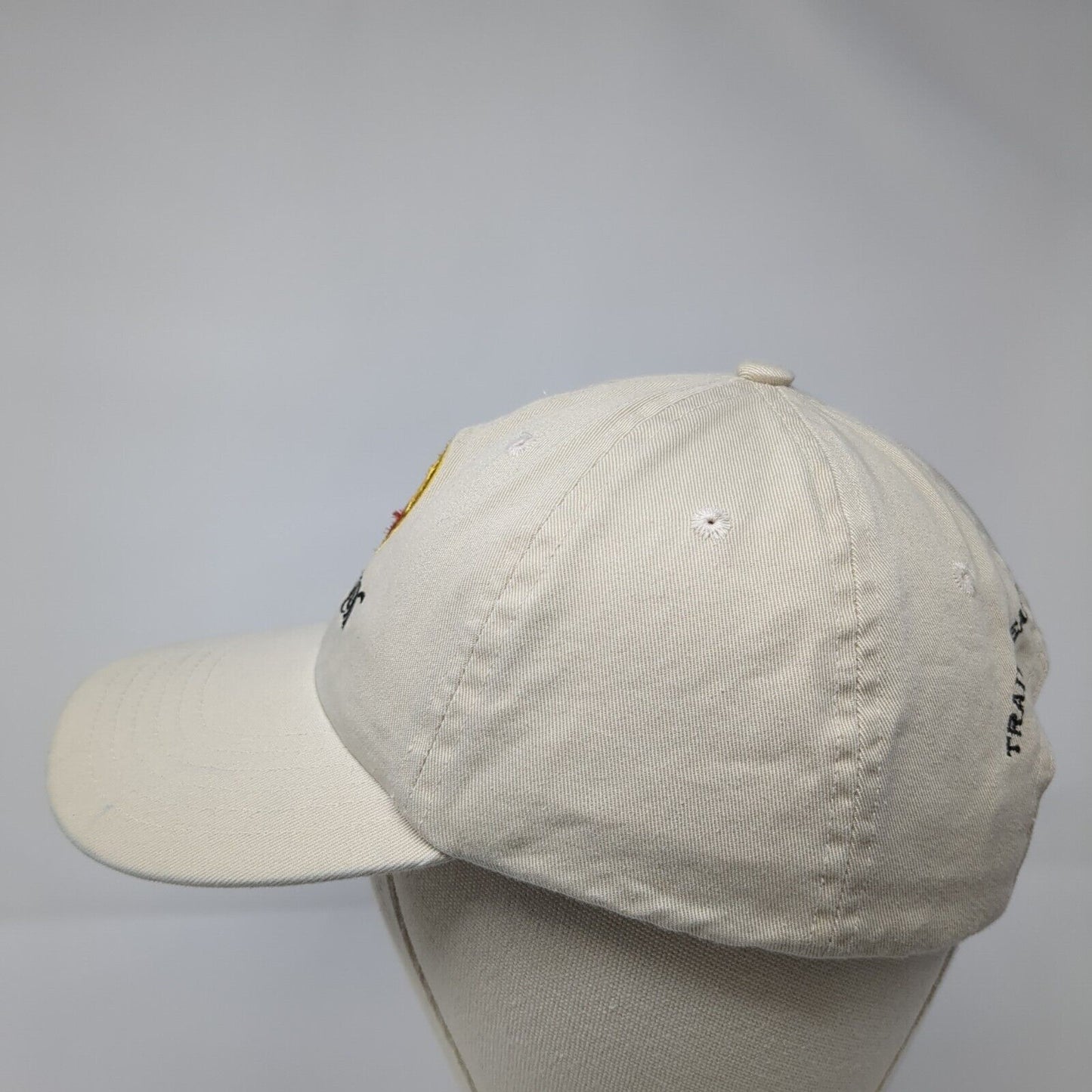 Tamarack Slideback Hat Tan One Size Embroidered Trailhead To Discovery