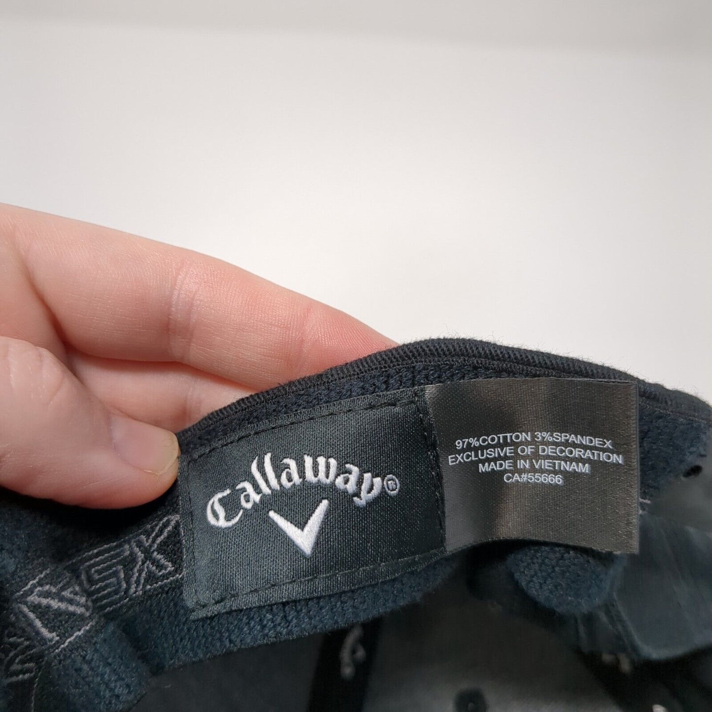 19th Hole Snapback Hat Black One Size Adjustable Embroidered XSpanxx Callaway