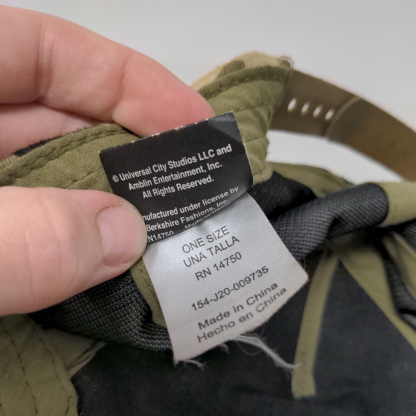 Jurassic World Patch Snapback Hat Camouflage One Size Adjustable