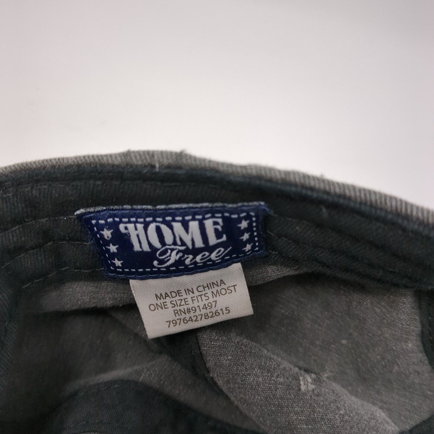 ID Idaho Slideback Hat Gray One Size Adjustable Embroidered Home Free