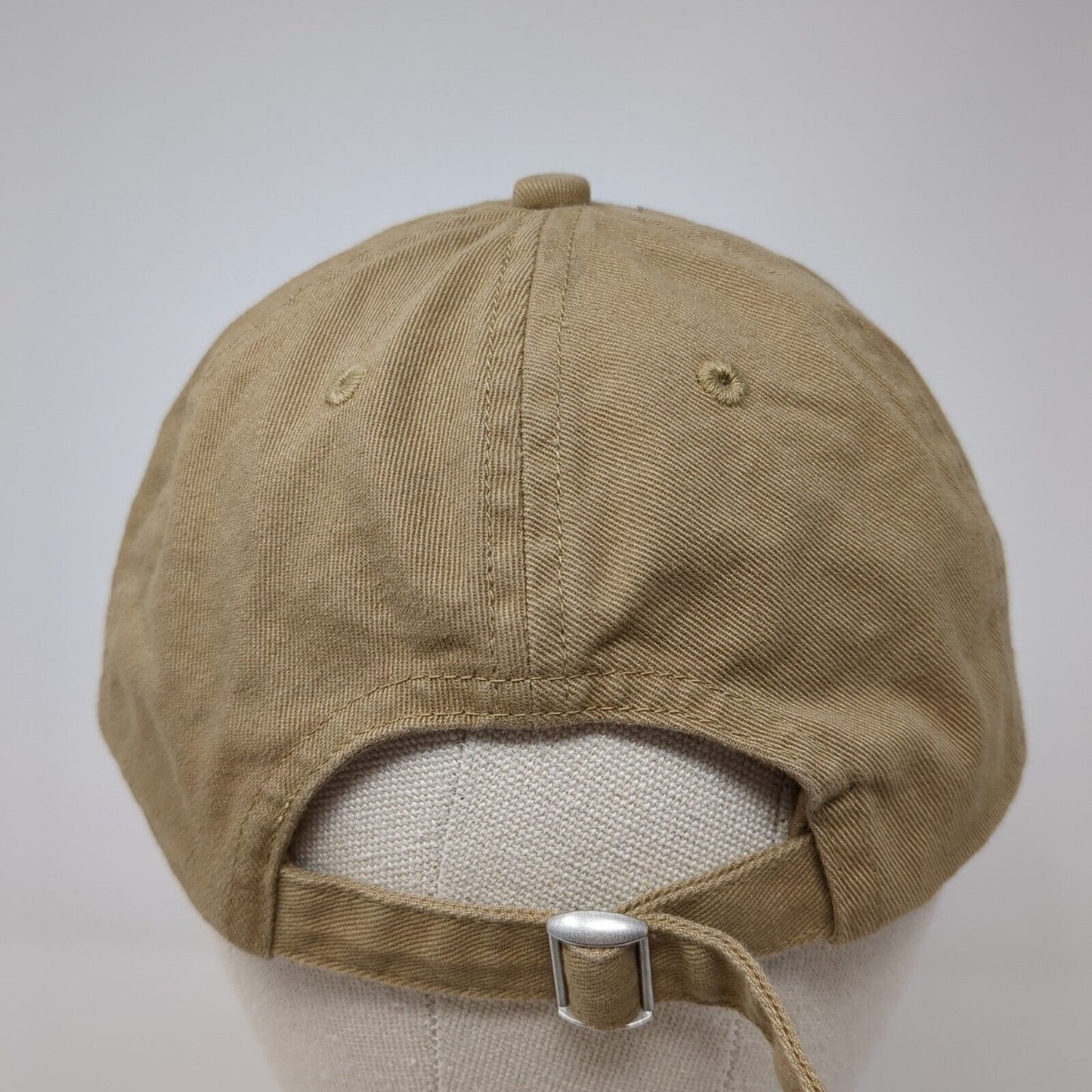 Divided by H&M Slideback Hat Tan One Size Adjustable Vented Holes 6 Panel Blank