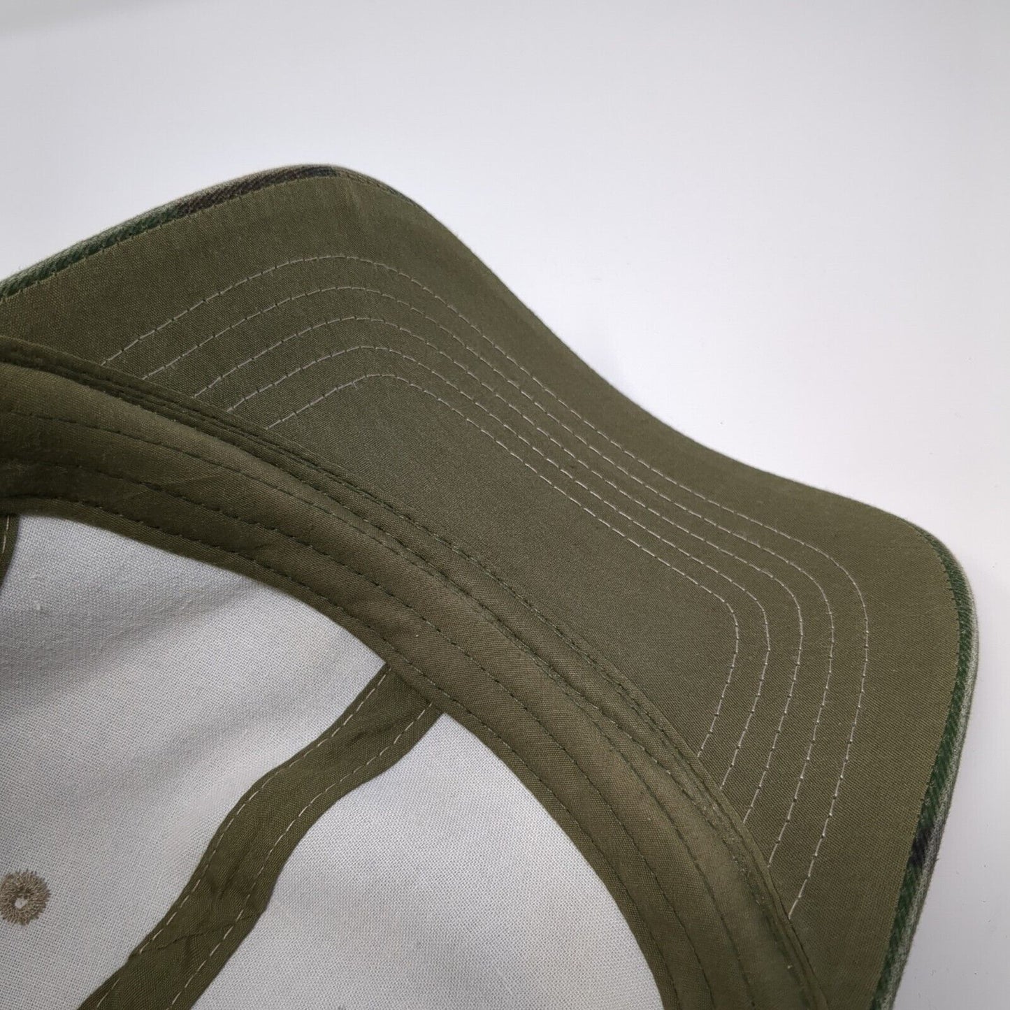 Unbranded Strapback Hat Camouflage OS Adjustable Vented Holes 6 Panel Blank