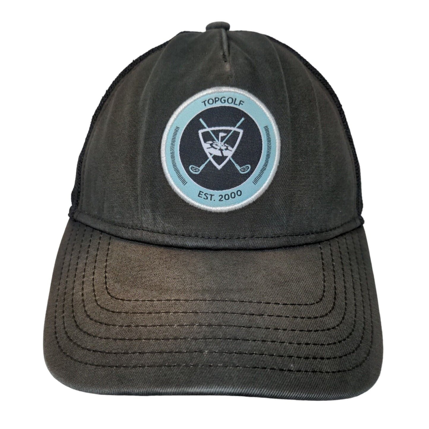 Topgolf Est. 2000 Snapback Mesh Back Trucker Hat Black One Size Callaway