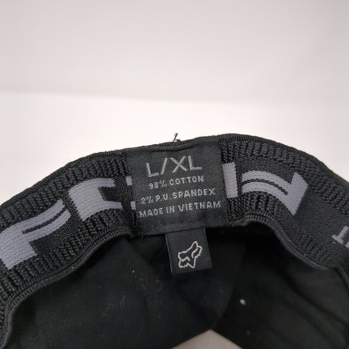 Fox Fitted Hat Multi L/XL Embroidered Flexfit Colorblock 6 Panel