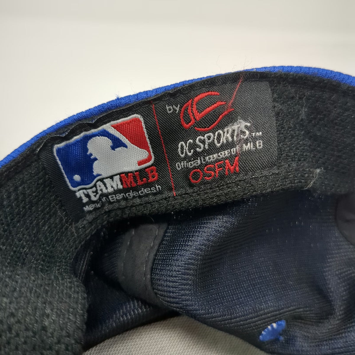 OC Sports New York Mets MLB Blue One Size Baseball Cap Hat Embroidered Strapback