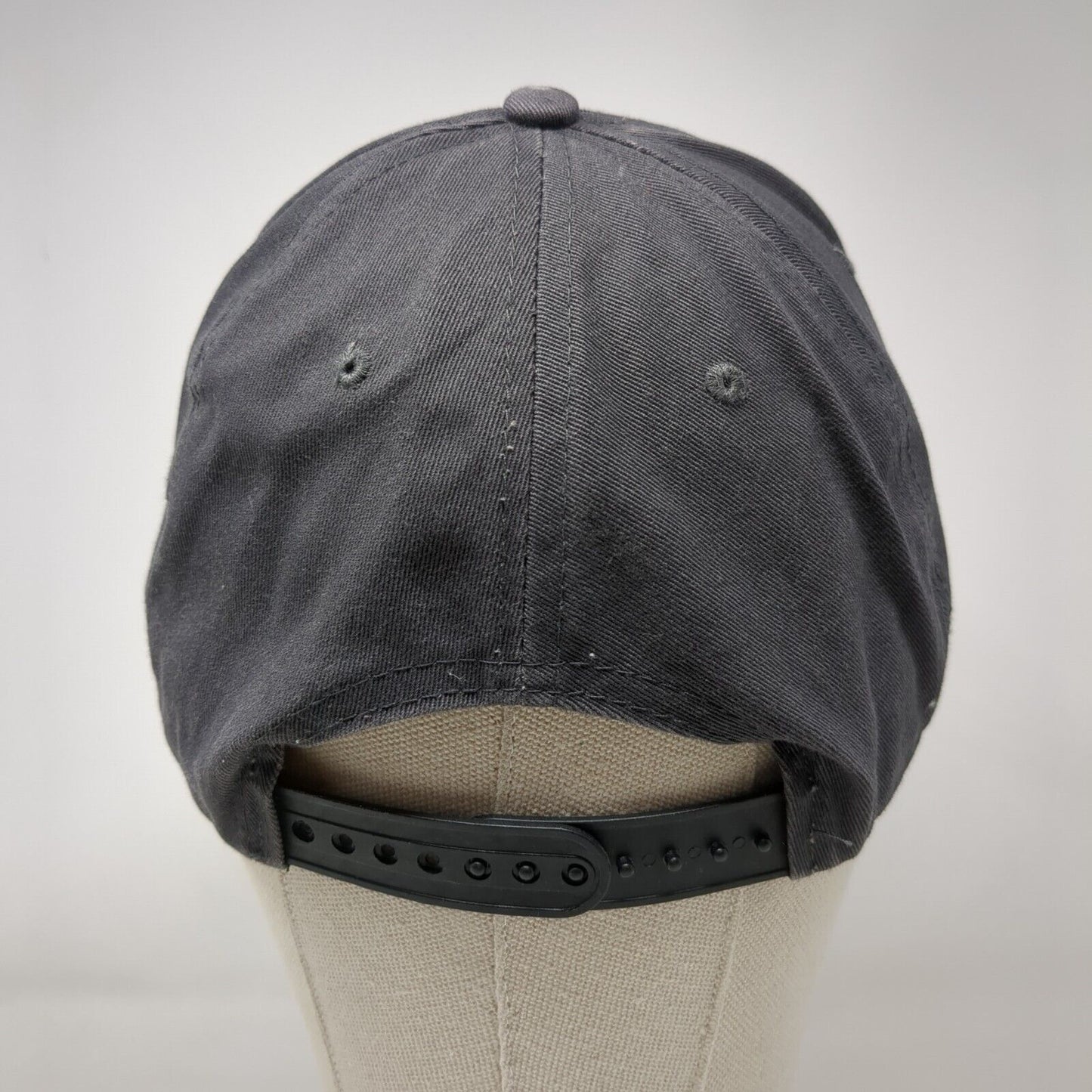 Batman Snapback Hat Gray One Size Adjustable Embroidered 6 Panel DC Comics