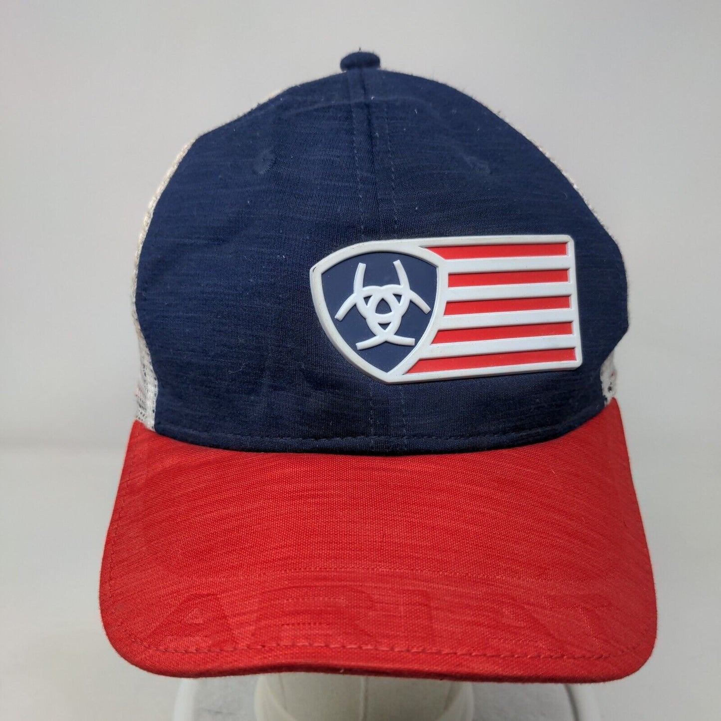 Ariat Snapback Trucker Hat Multicolor One Size Adjustable Mesh Back Patriotic