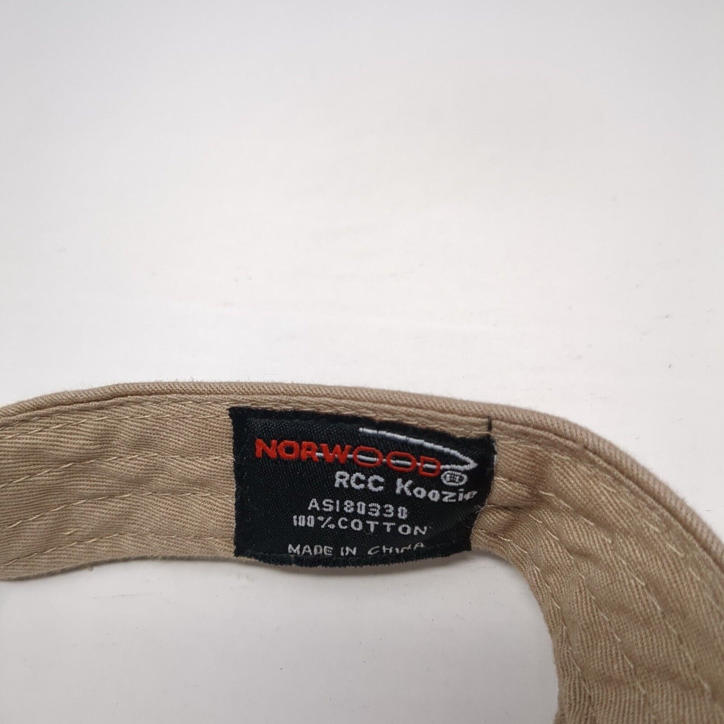 SGH Springfield Greene Country Health Department Sun Visor Hat Tan OS Norwood