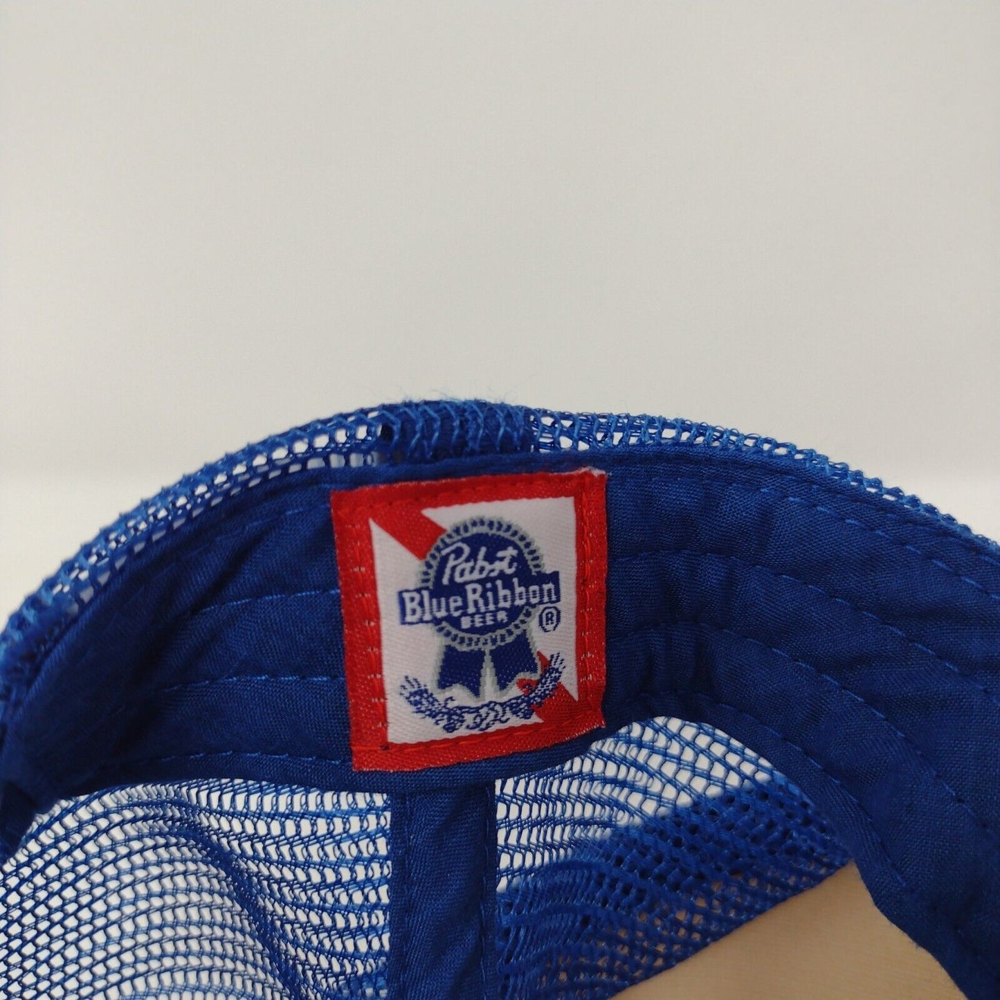Pabst Blue Ribbon Beer Snapback Hat Multicolor OSFA Mesh Back 6 Panel