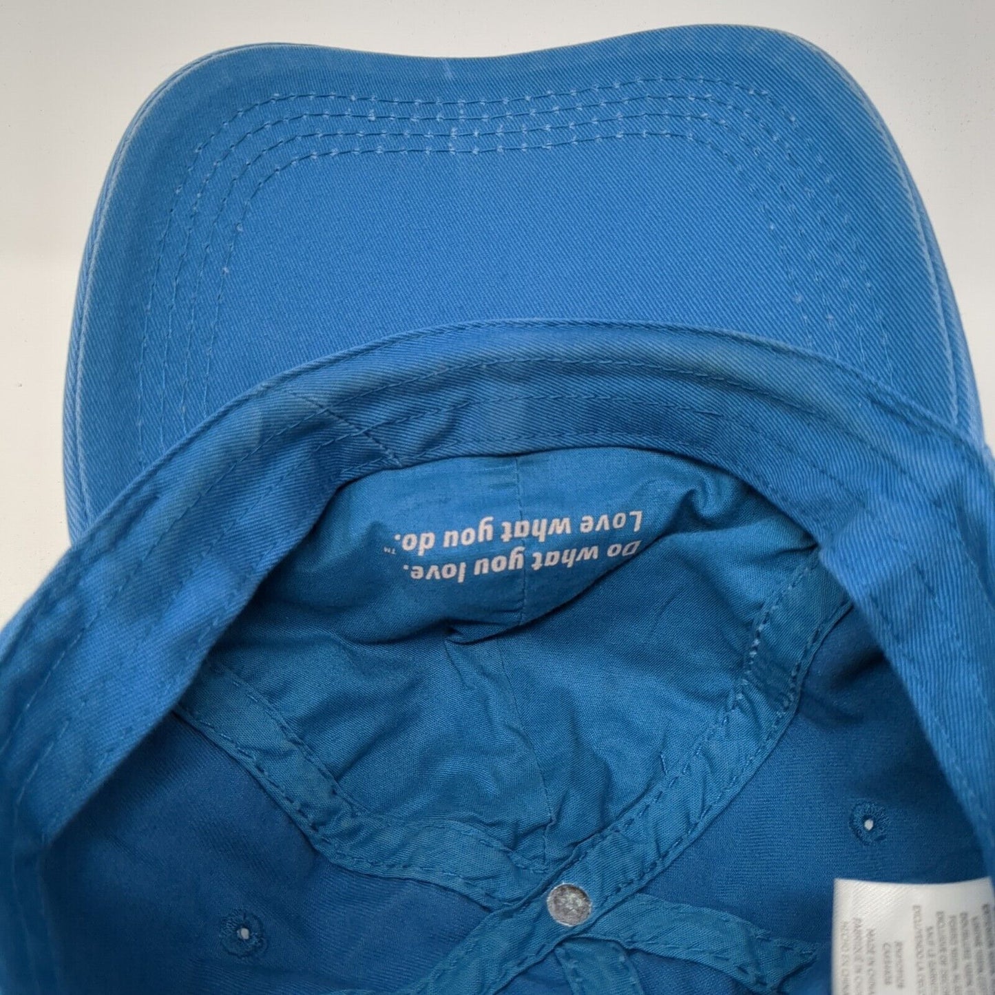 Life Is Good Slideback Hat Blue One Size Adjustable Embroidered 6 Panel