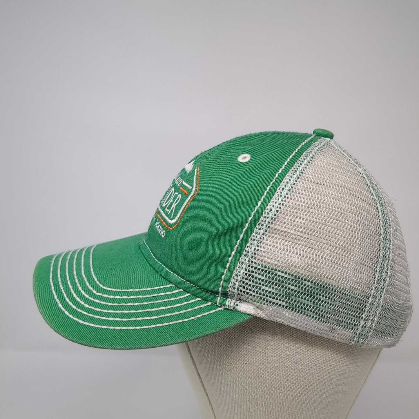 Be An Outsider Strapback Trucker Hat Green One Size Mesh Back Paramount