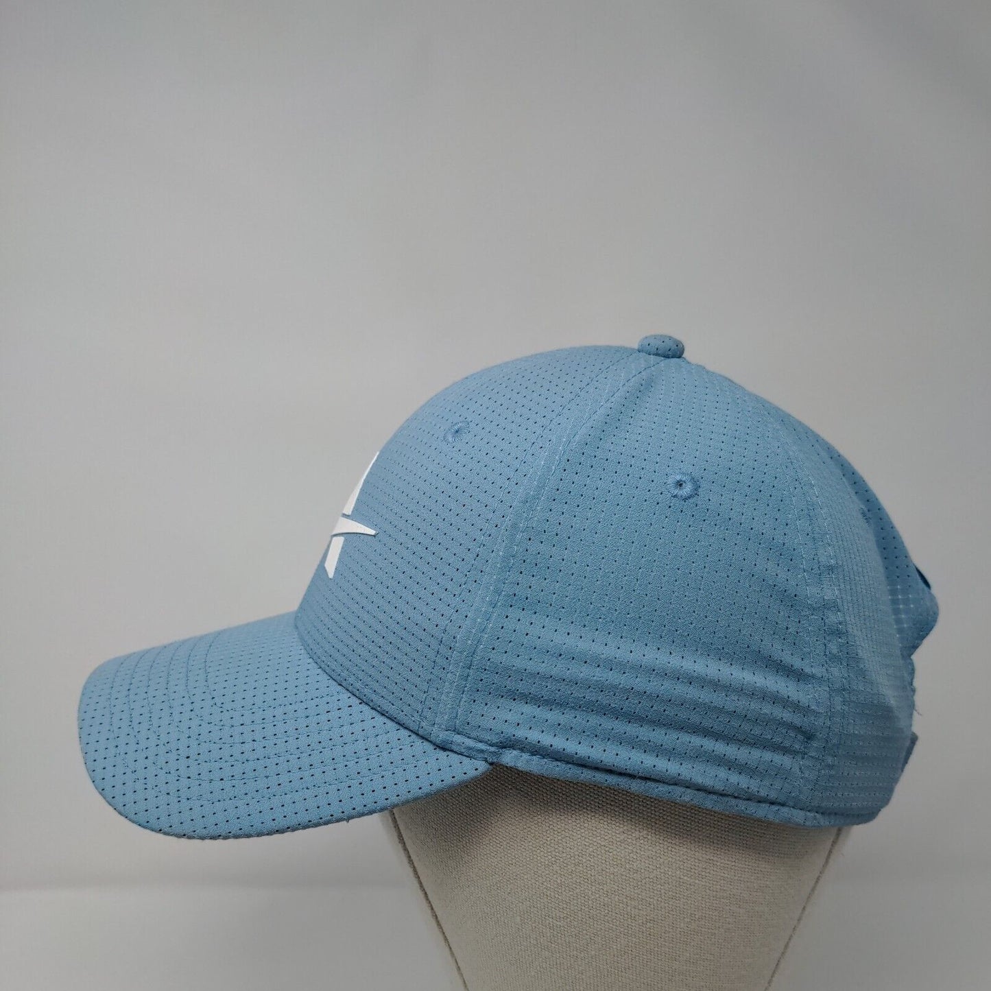 Arctic Cool Strapback Hat Blue OSFM Adjustable Solid 6 Panel Vent Holes
