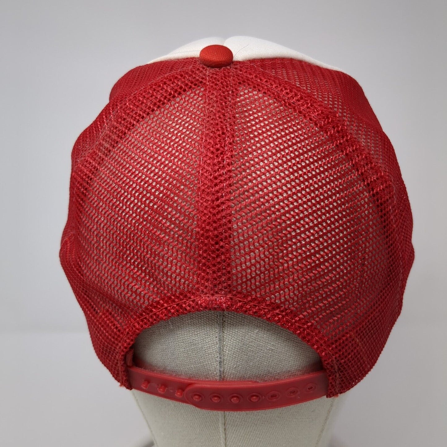 Four Flags Buick Pontiac Olds GMC Snapback Trucker Hat Multi Red OS Mesh Spex