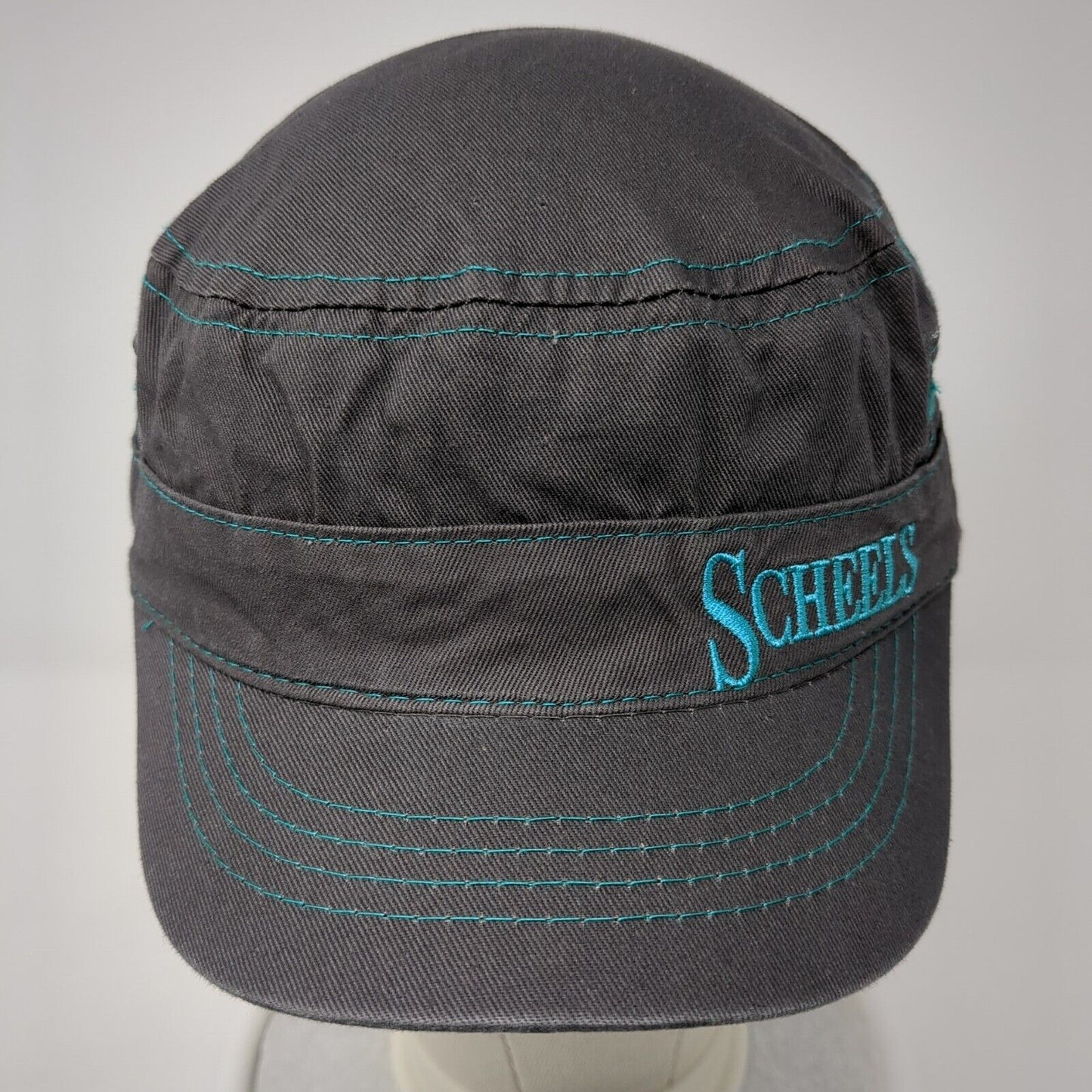 Scheels Slideback Cadet Army Hat Gray One Size Adjustable Outdoor Cap