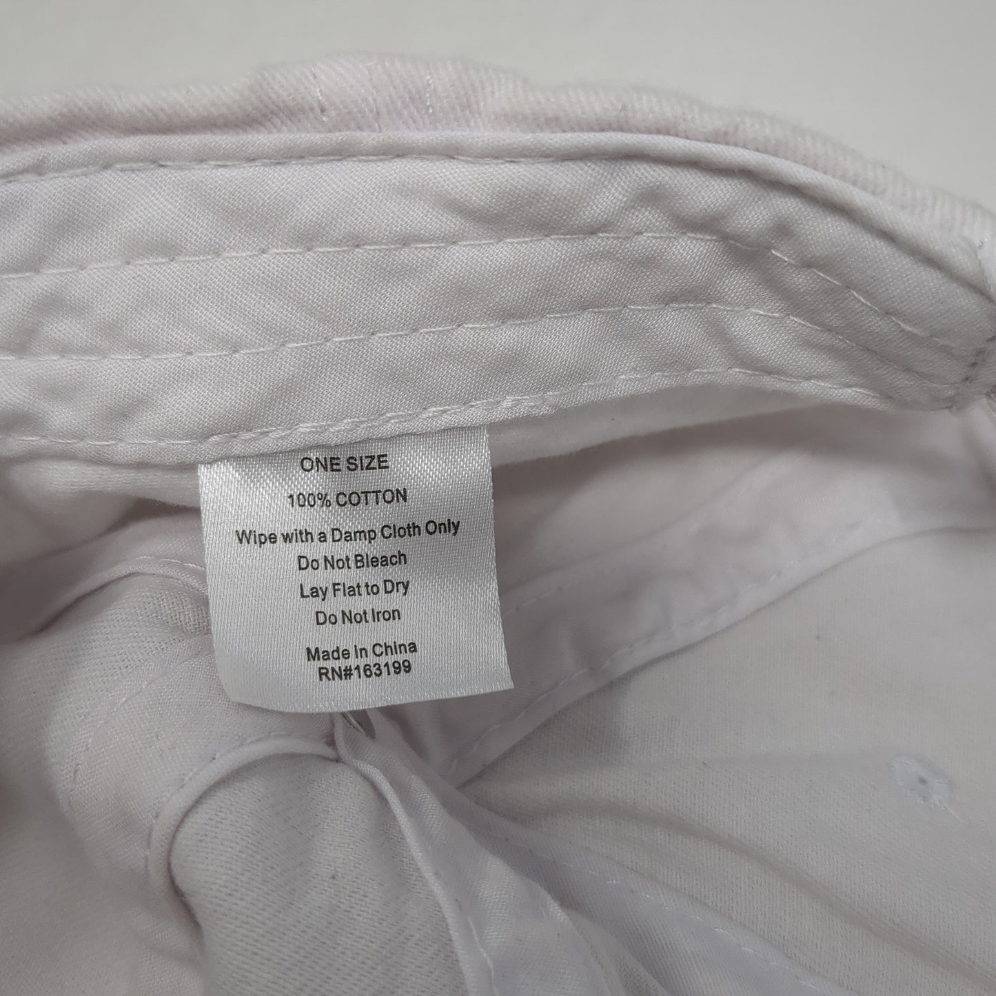 Good Sport & Co. Baseball Cap White One Size Adjustable Embroidered 6 Panel