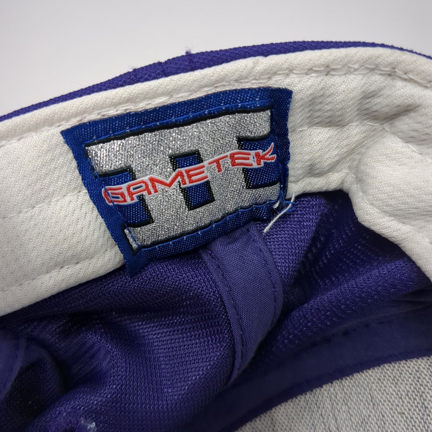 Softball Strapback Hat Purple XL Adjustable Embroidered The Game Pro