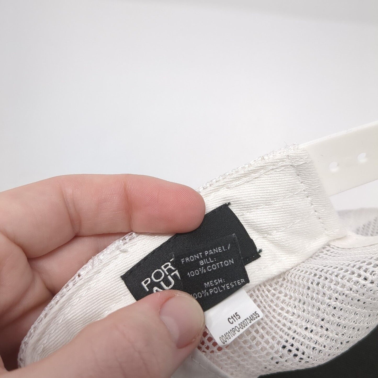 Intermountain MLS Snapback Trucker Hat Blue OS Adjustable Mesh Port Authority