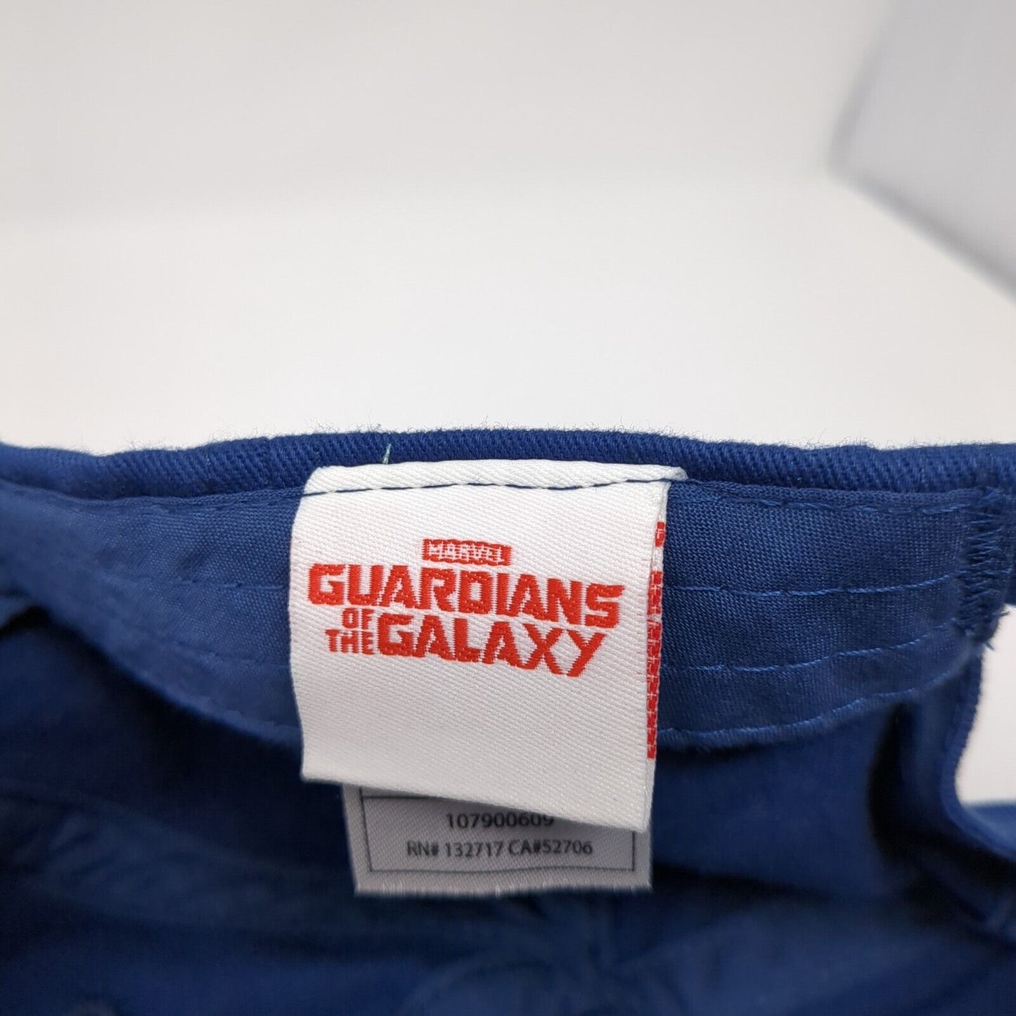 Guardians Of The Galaxy Bite Rocket Slideback Hat Blue OS Adjustable Marvel
