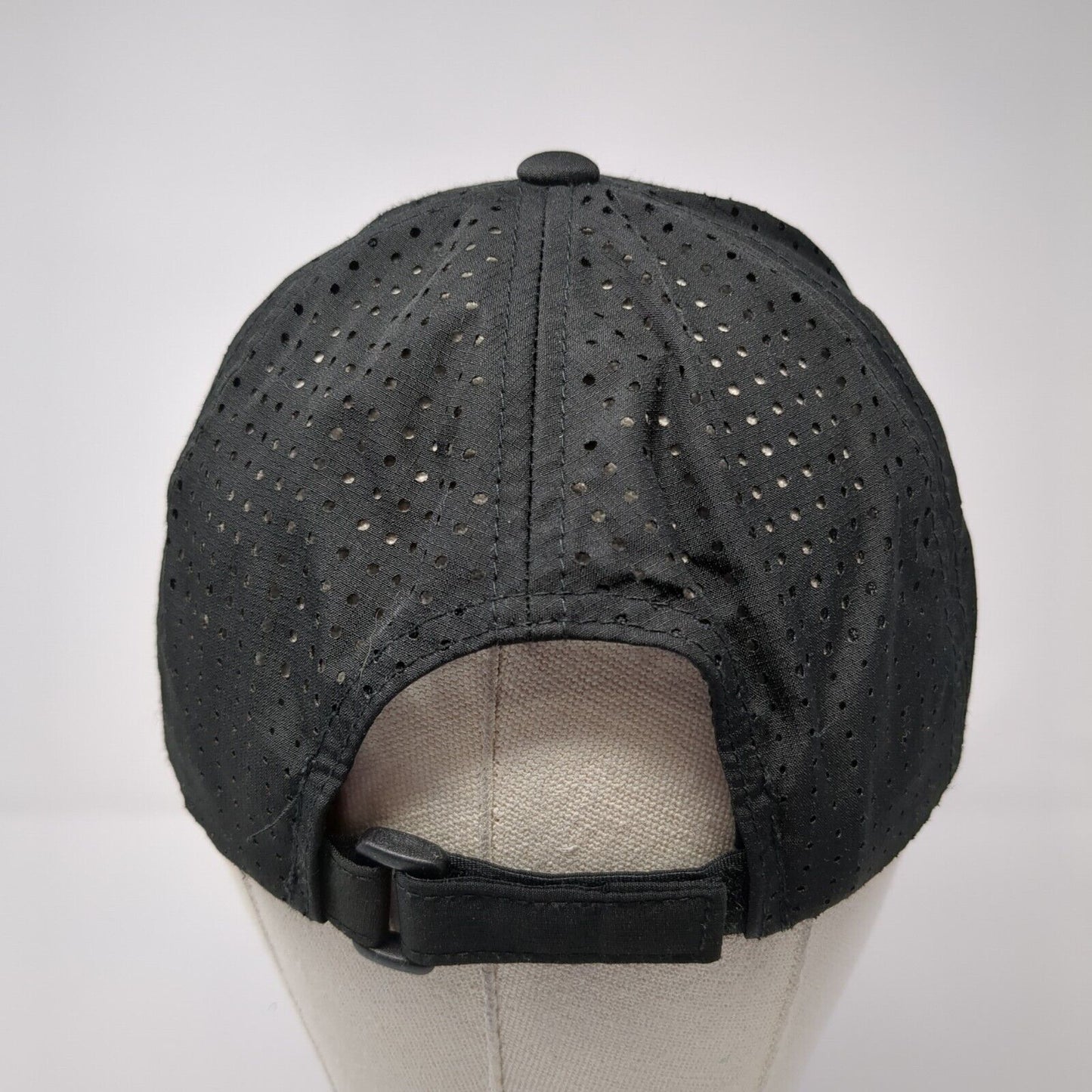 All Out Mayhem Strapback Hat Black One Size Embroidered Perforated
