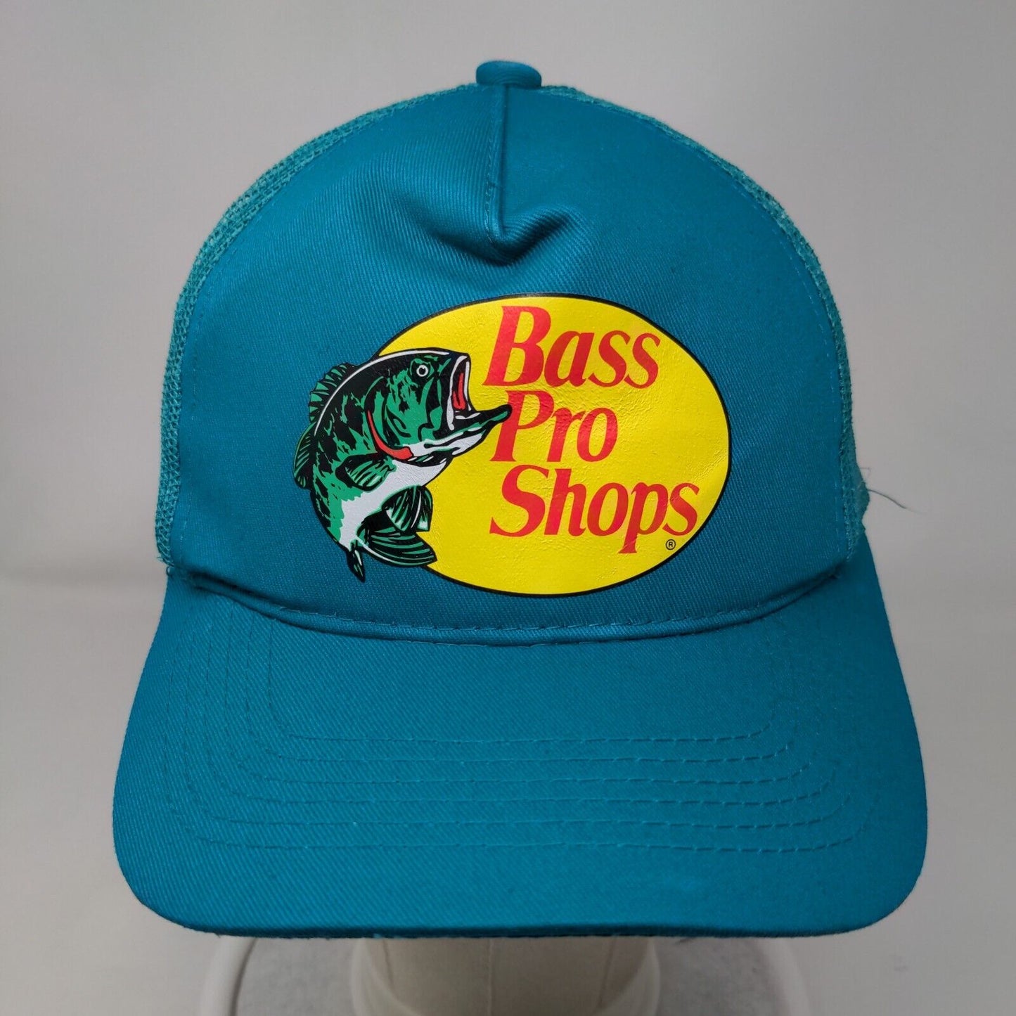 Bass Pro Shops Snapback Mesh Back Trucker Hat Blue OSFM Solid Fishing