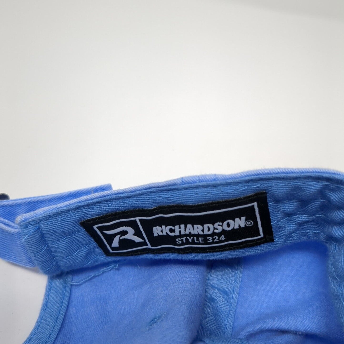 Pine Tree Slideback Hat Blue One Size Adjustable Embroidered Richardson Cotton