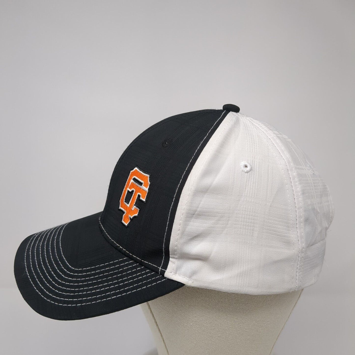 Cap America Golf Strapback Hat Black One Size Embroidered CT Colorblock