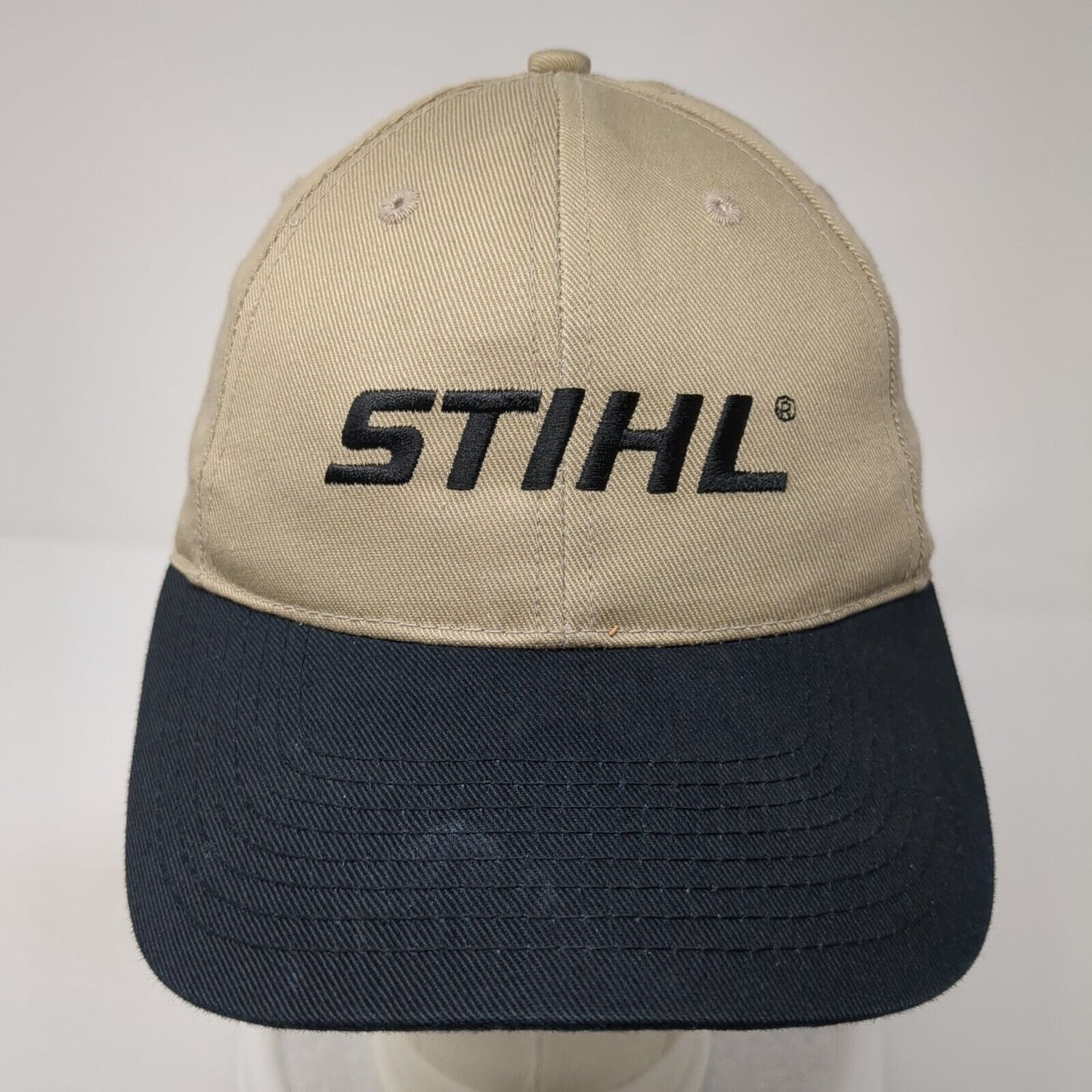 STIHL Outfitters Strapback Baseball Cap Brown One Size Adjustable Embroidered