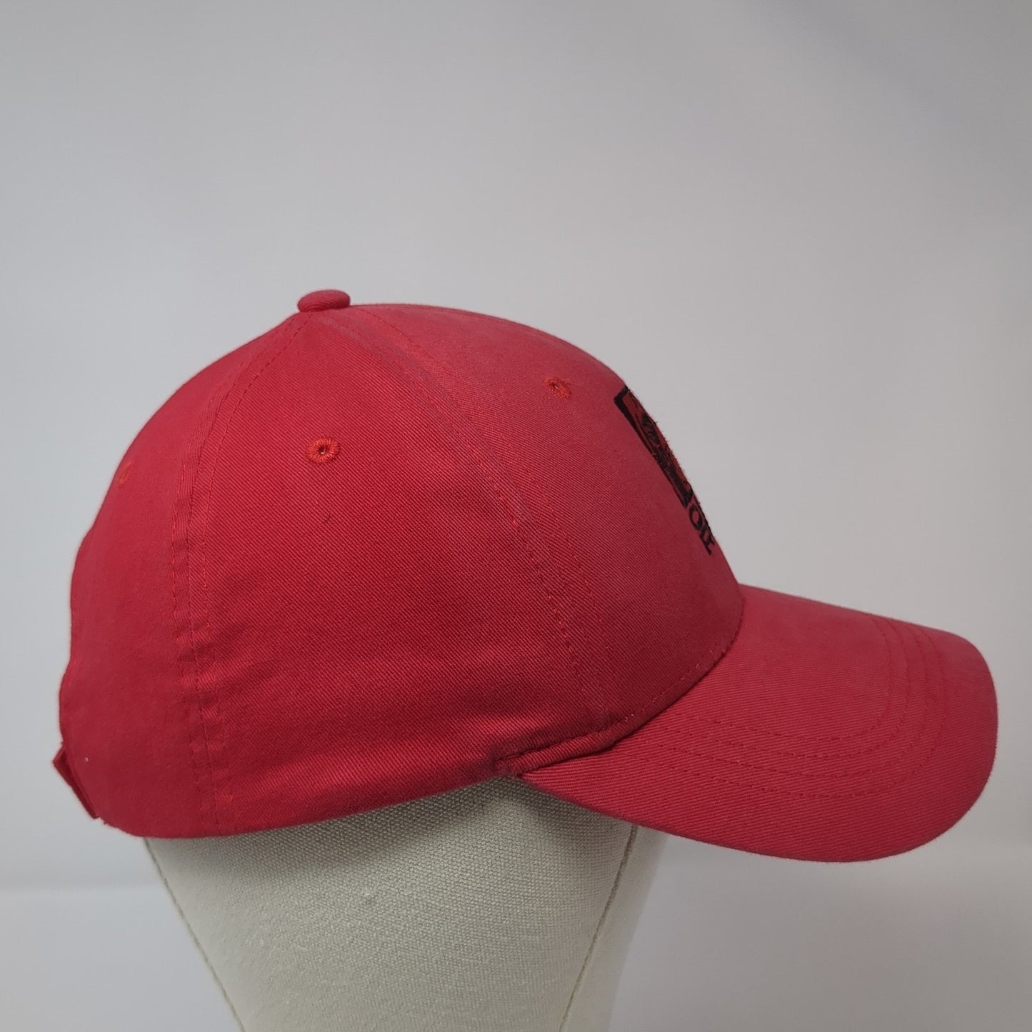 Ole Red Strapback Baseball Cap Red One Size Adjustable Embroidered Cap America