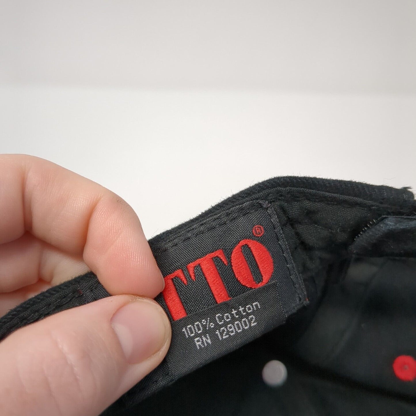 Central Bank of The Midwest Strapback Hat Black OS Adjustable Embroidered Otto