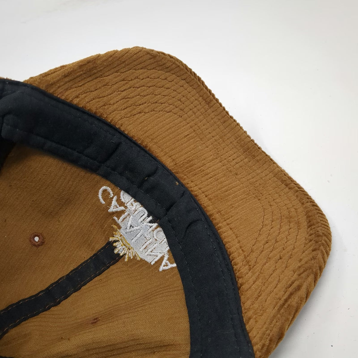 Catalina Crunch Baseball Cap Brown One Size Corduroy Slideback Sun Logo Hat