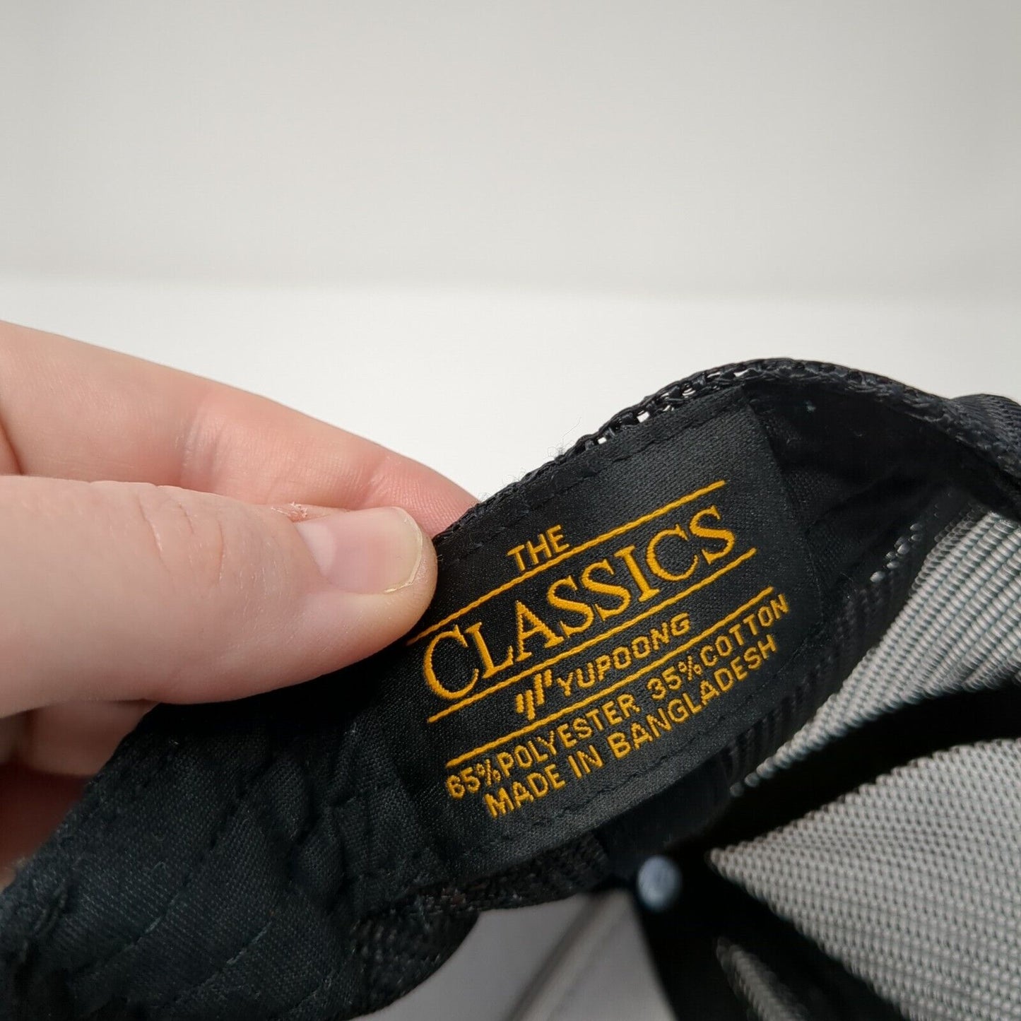 W&O' Wilner & O'Reilly Snapback Trucker Hat Black One Size Yupoong