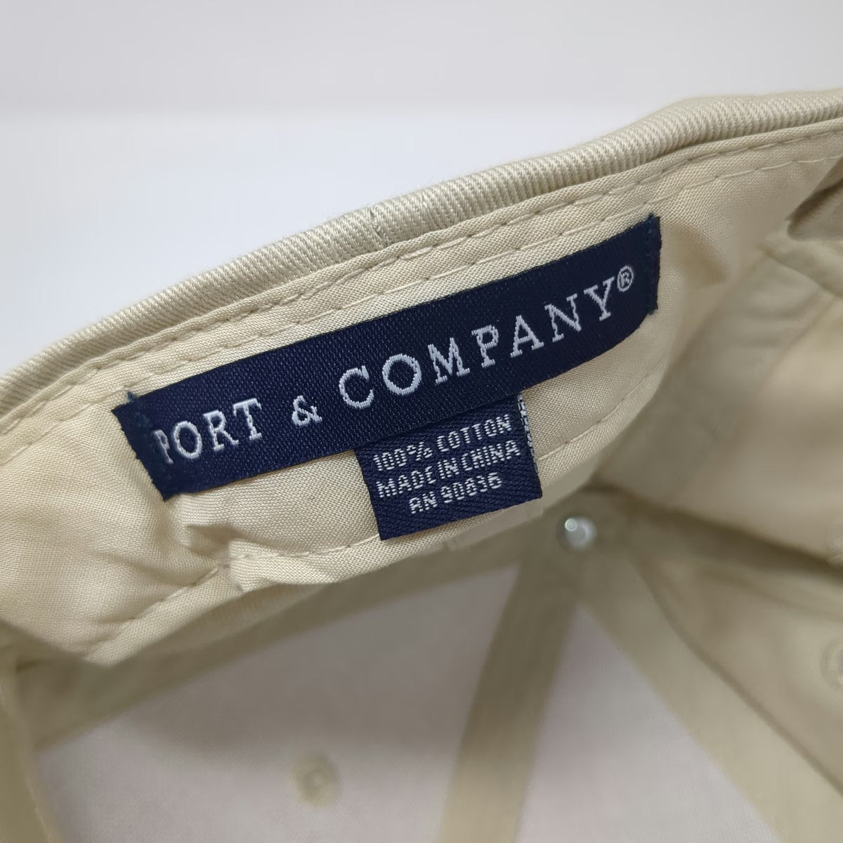 Port & Company Baseball Cap Beige One Size Train Ophir Utah Patch Adjustable Hat