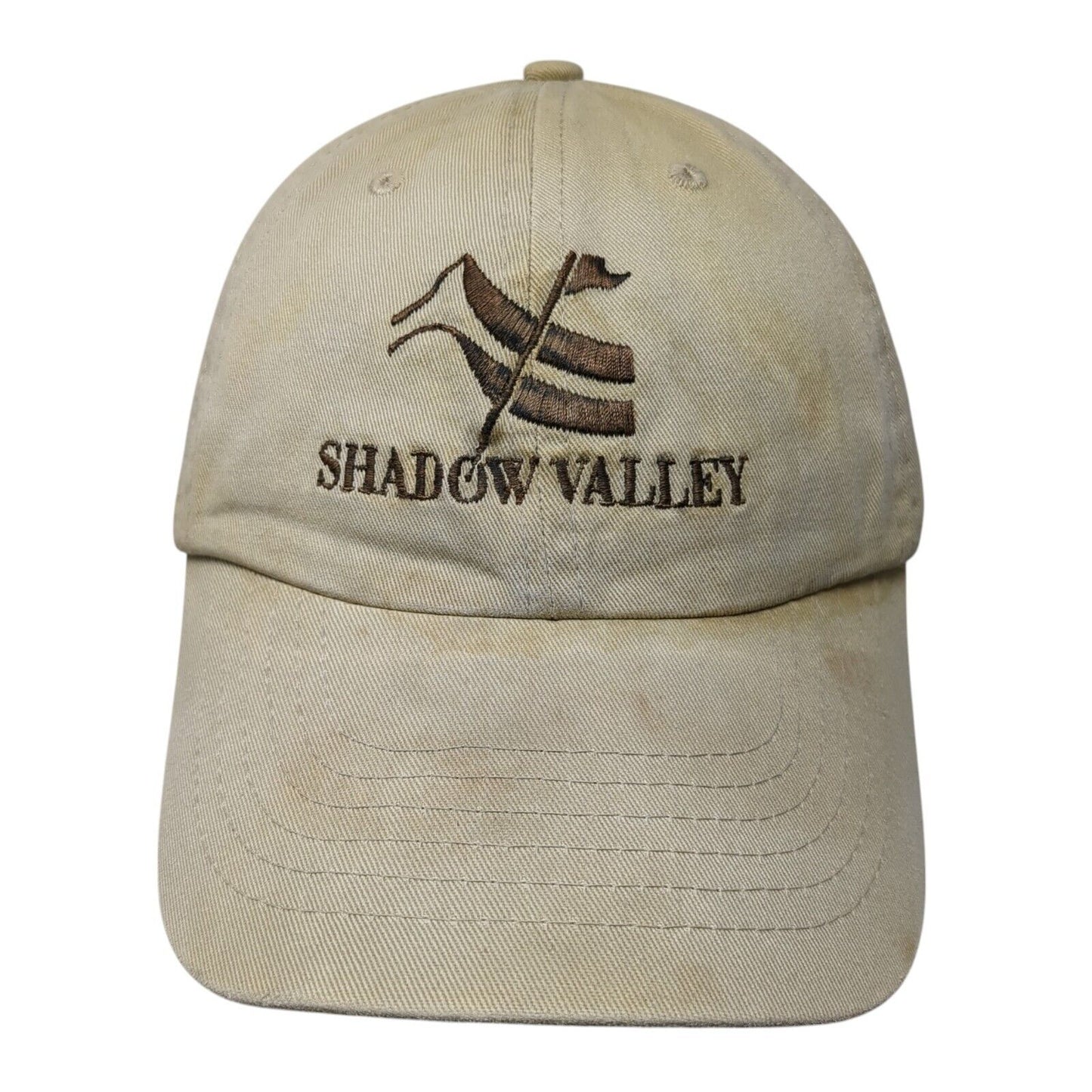 Shadow Valley Slideback Hat Tan One Size Adjustable Vent Holes Dpc