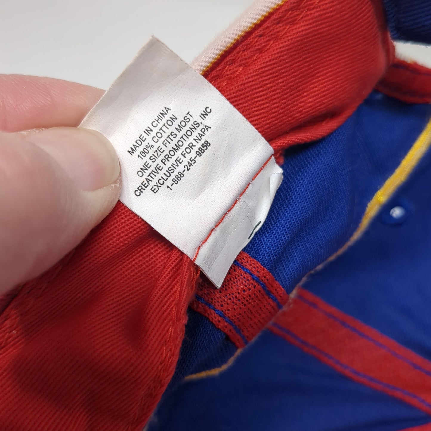 NAPA Racing 15 We Keep America Running Baseball Cap Blue OS Adjustable Patriotic