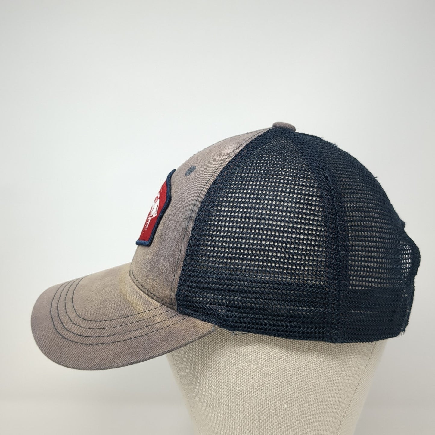 F3T Fish Patch Strapback Trucker Hat Multicolor One Size Costa Del Mar