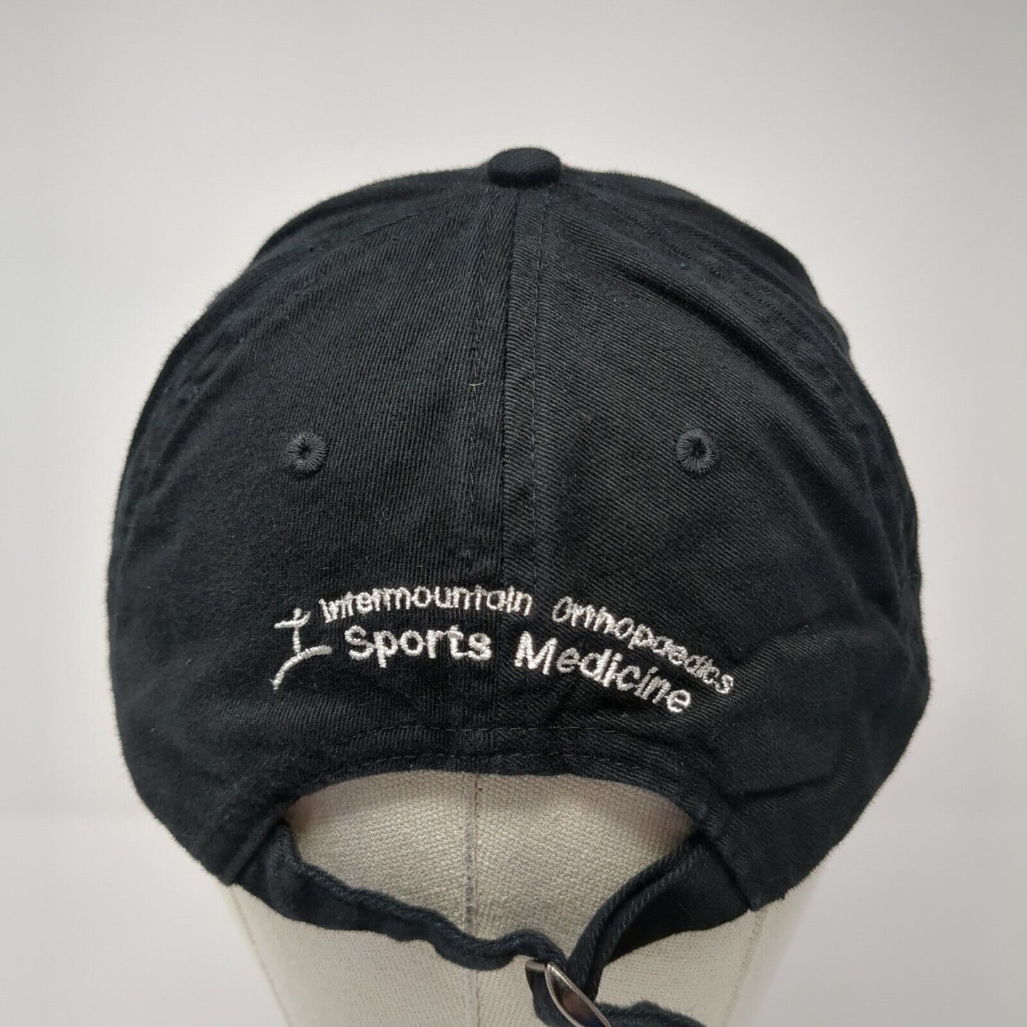 Bogus Basin Ski Patrol Slideback Hat Black OS Adjustable Embroidered Fahrenheit