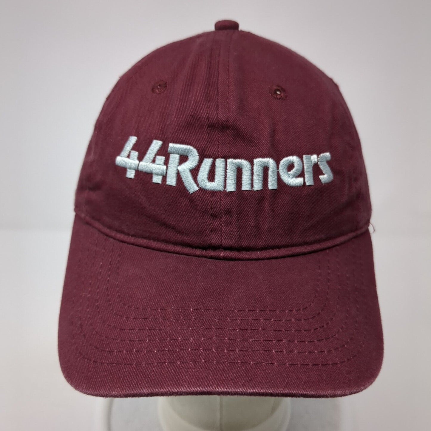 44 Runners Slideback Hat Red One Size Solid Adjustable Port & Company